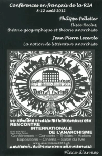 Elisée Reclus, théorie géographique et théorie anarchiste ; La notion de littérature anarchiste