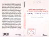 Enseignement et formation : développement de la personne.