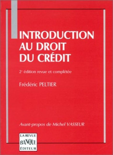  Peltier - Introduction au droit du crédit.