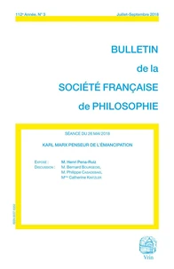 Karl Marx penseur de l'emancipation