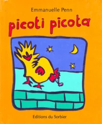 Une poule sur un mur