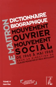 Dictionnaire biographique, mouvement ouvrier, mouvement social
