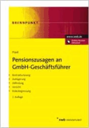 Pensionszusagen an GmbH-Geschäftsführer - Restrukturierung. Auslagerung. Abfindung. Verzicht. Risikobegrenzung. BilMoG.