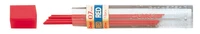 Etui 12 mines rouges 0.7 mm