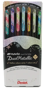 Etui 7 rollers gel dual metallic