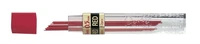 Etui de 12 mines graphites Hi-Polymer 0,5 mm pour porte-mines - Rouge