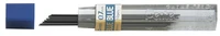 Etui de 12 mines graphites Hi-Polymer 0,7 mm pour porte-mines - Bleu