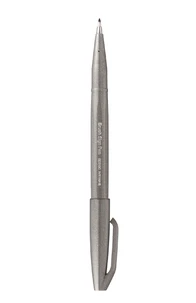 Feutre pinceau sign pen gris