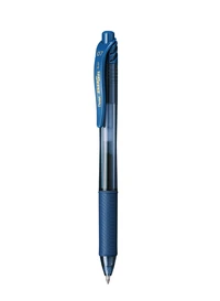 Roller encre gel rétractable energel x, pointe 0,7 mm, bleu nuit