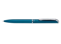 Roller energel turquoise metal fin encre noire