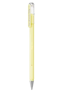 Roller gel pastel jaune hybrid milky
