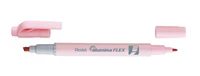 Surligneur illumina rose pastel flex bi-pointe