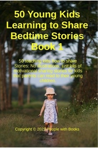  People with Books - 50 Young Kids Learning to Share Bedtime Stories Book 1.