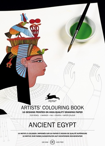  Pepin Press - Ancient Egypt - 16 motifs à colorier.