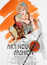  Pepin Press - Art Nouveau Fashion - 16 motifs à colorier.