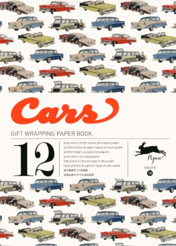 Pepin Van Roojen - 12 gift wrapping paper book Cars - Volume 13.