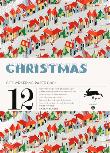 Pepin Van Roojen - 12 gift wrapping paper book Christmas - Volume 20.
