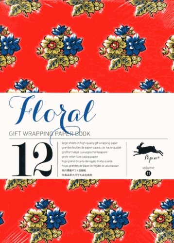 Pepin Van Roojen - 12 gifts wrapping paper book Floral - Volume 11.