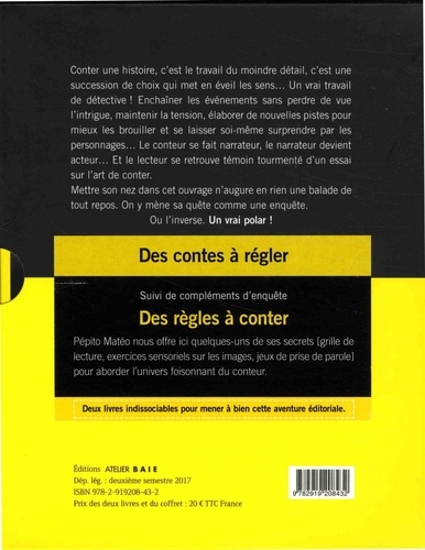 Des contes à régler, des règles à conter. 2 volumes