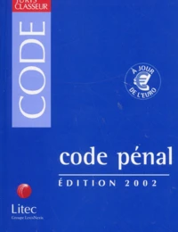 Code Penal. Edition 2002
