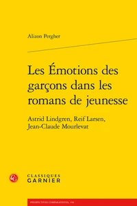 Les émotions des garçons dans les romans de jeunesse