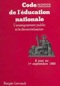 Code pratique de l'Education nationale