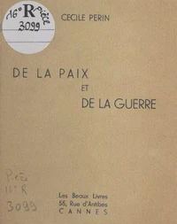 De la paix et de la guerre