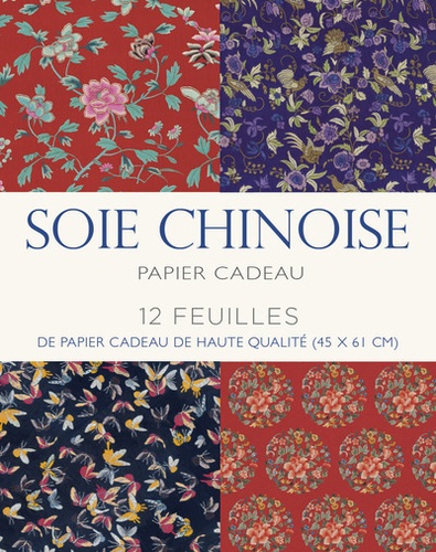  Periplus - Papier cadeau soie chinoise - 12 feuilles de papier cadeau de haute qualité (45 x 61 cm).