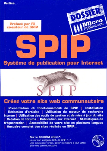  Perline - SPIP - Système de publication pour Internet. 1 Cédérom
