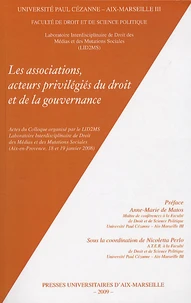Les associations, acteurs privilégiés du droit et de la gouvernance