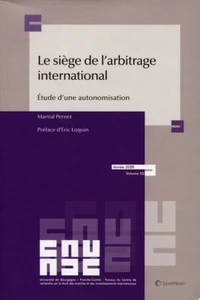 Le siège de l'arbitrage international