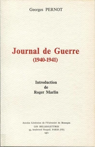 Journal de guerre, 1940-1941