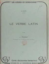 Le verbe latin