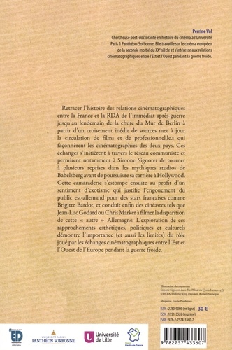 Les relations cinématographiques entre la France et la RDA. Entre camaraderie, bureaucratie et exotisme (1946-1992)