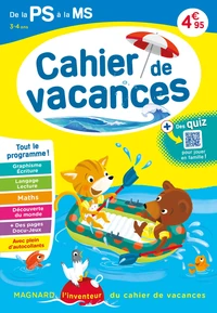 Cahier de vacances de la PS à la MS