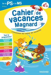 Cahier de vacances de la PS vers la MS