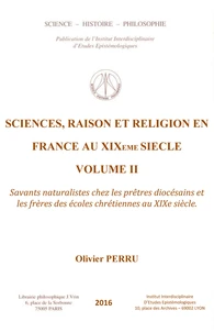 Science, raison et religion en France au XIXe siècle