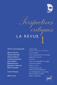 Roland Jaccard - Perspectives critiques, La Revue N° 1 : .