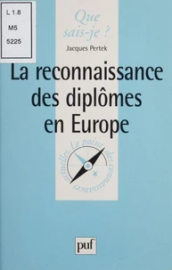 La reconnaissance des diplômes en Europe
