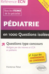 Pédiatrie en 1000 questions isolées