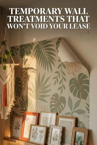 Temporary Wall Treatments That Won't Void Your Lease