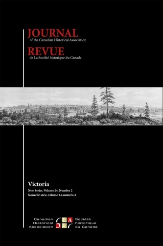 Peter Cook et Andrea McKenzie - Journal of the Canadian Historical Association. Vol. 24 No. 2,  2013.