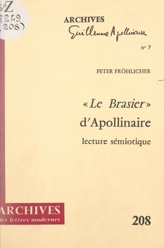 Le Brasier, d'Apollinaire. Lecture sémiotique