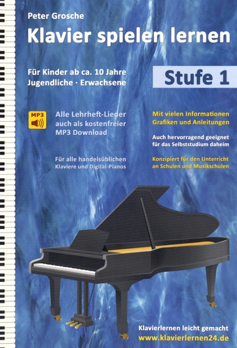 Klavier Spielen Lernen. Stufe 1