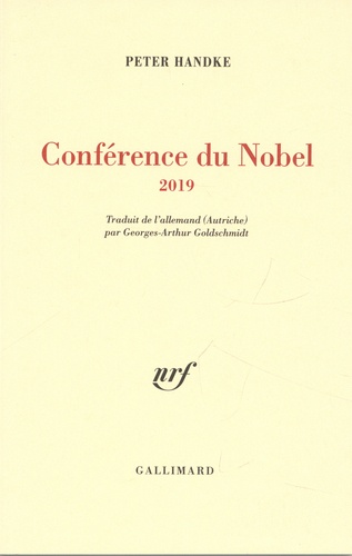 Peter Handke - Conférence du Nobel.
