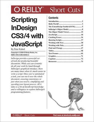 Peter Kahrel - Scripting InDesign CS3/4 with JavaScript.