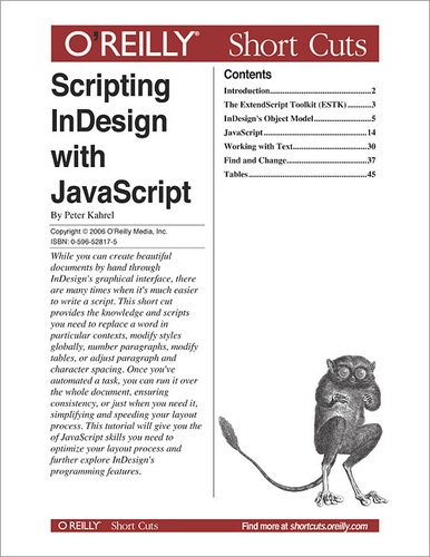 Peter Kahrel - Scripting InDesign with JavaScript.