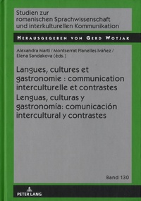 Alexandra Marti et Montserrat Planelles Ivanez - Langues, cultures et gastronomie - Communication interculturelle et contrastes.