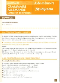 Grammaire allemande
