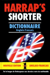 Peter Terrell et  Collectif - Shorter Dictionnaire Anglais-Francais. Volume 1, Anglais-Francais.